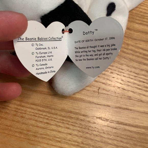 Vintage Beanie Baby Dotty - Picture 5 of 13